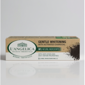 L`Angelica Charcoal Dentífrico Branqueamento Suave 75ml